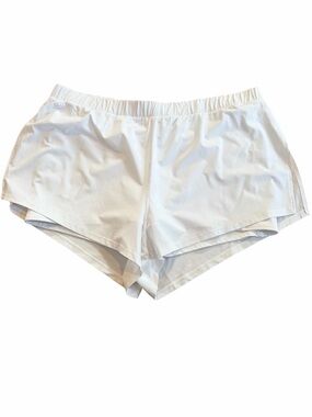 NWT GAP Fit White 2-in-1 Running Shorts Built in Liner Shorts XXL